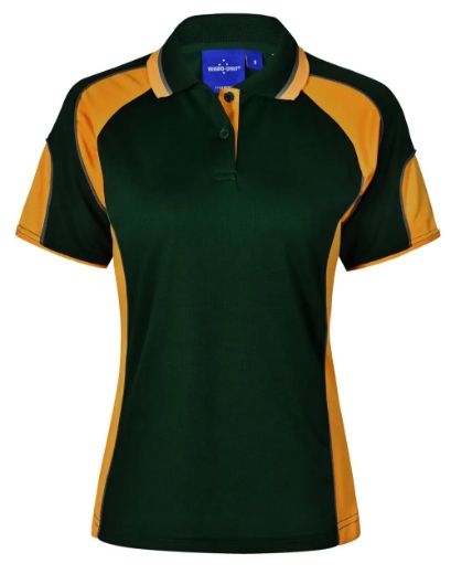 Picture of Winning Spirit, Ladies Cooldry Contrast Polo w Panels